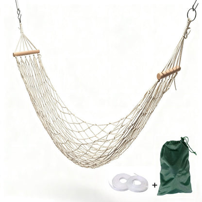 Portable Cotton Mesh Hammock
