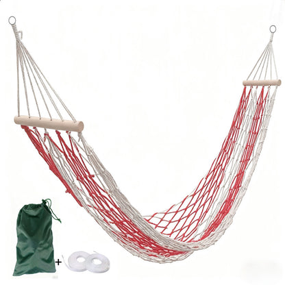 Portable Cotton Mesh Hammock