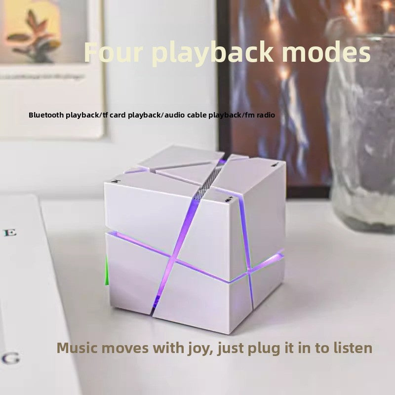 Portable Cube Bluetooth Speaker
