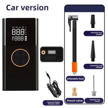 Portable Digital Car Tire Inflator with Wireless Charging