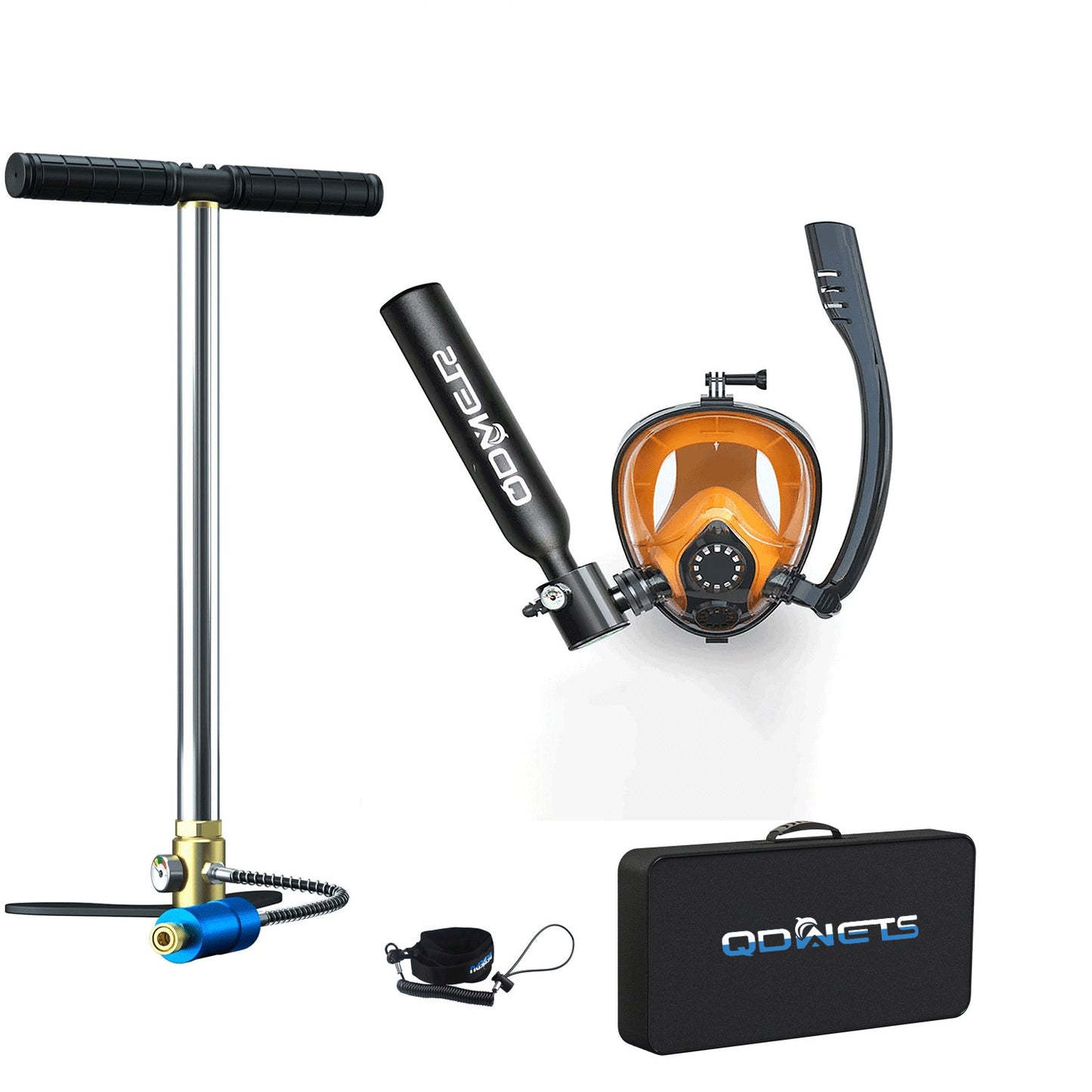 Portable Diving Breathing Set with Nose Guard