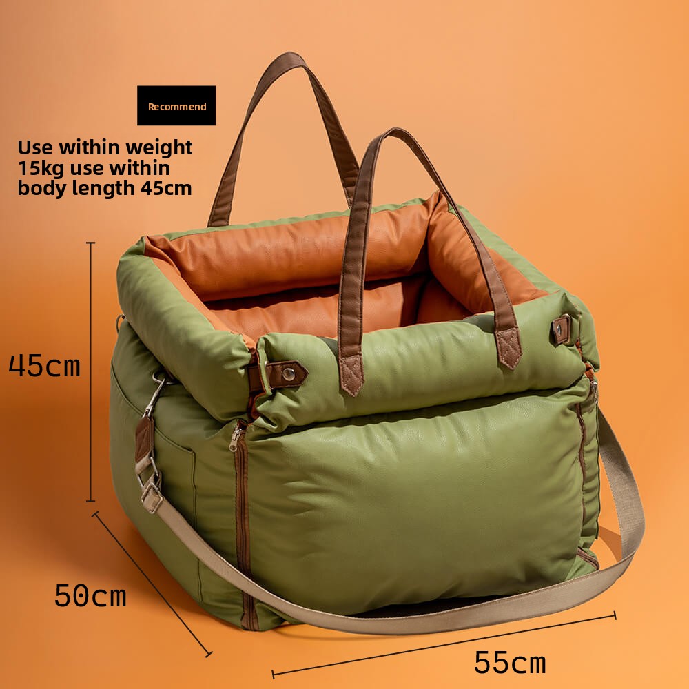 Portable Dog Car Bed Safety Seat Cushion