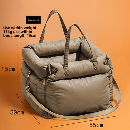 Portable Dog Car Bed Safety Seat Cushion