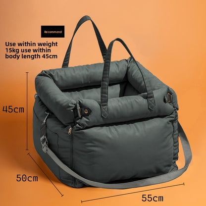Portable Dog Car Bed Safety Seat Cushion