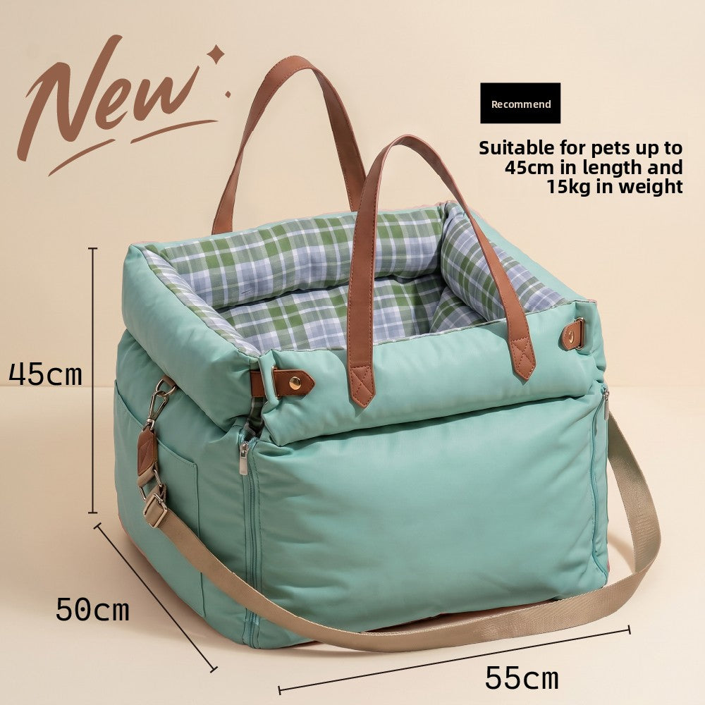 Portable Dog Car Bed Safety Seat Cushion