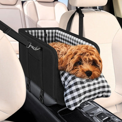 Portable Dog Car Seat with Armrest