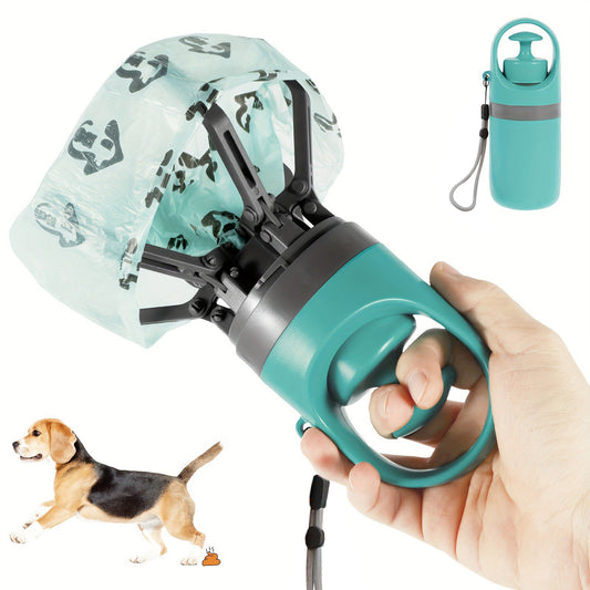 Portable Dog Waste Picker with Bag Dispenser