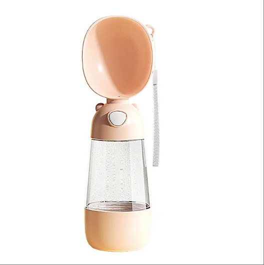 Portable Dog Water Bottle – Travel Bowl & Food Container for Pets