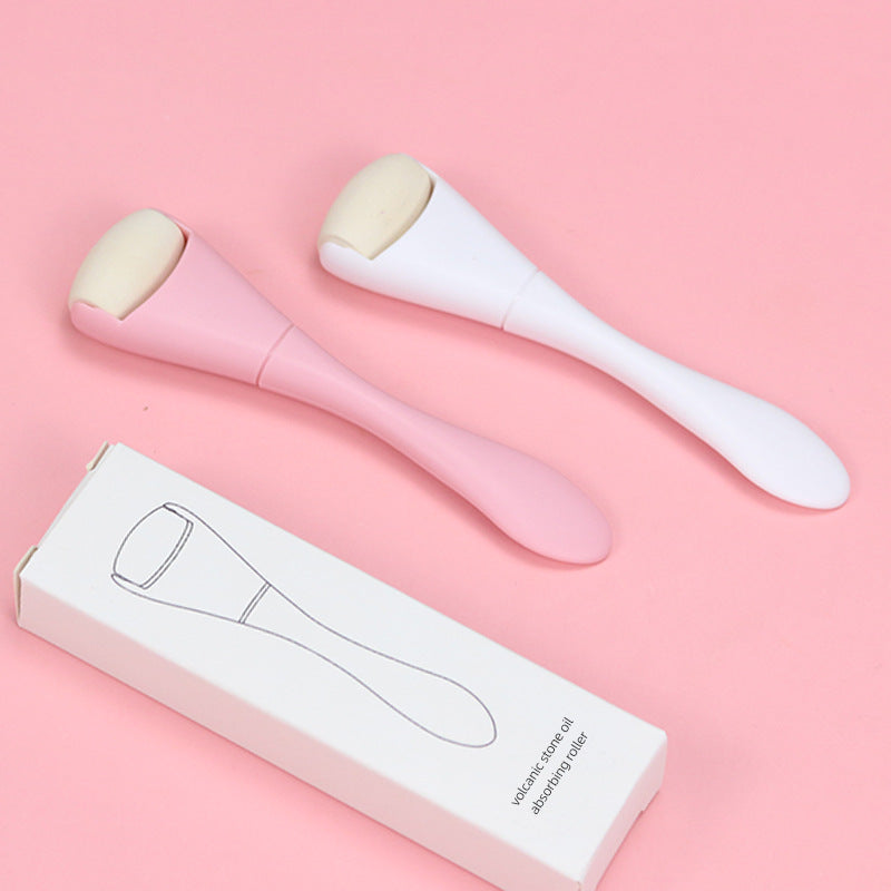 Portable Double Head Volcanic Stone Oil Suction Beauty Stick