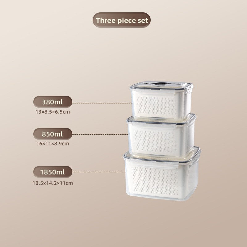Portable Double Layer Picnic Food Storage Container