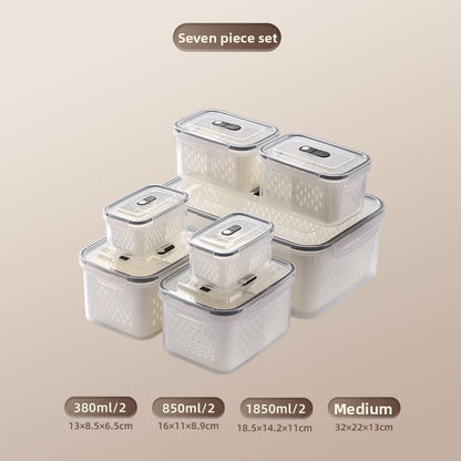 Portable Double Layer Picnic Food Storage Container
