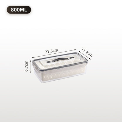 Portable Double Layer Picnic Food Storage Container