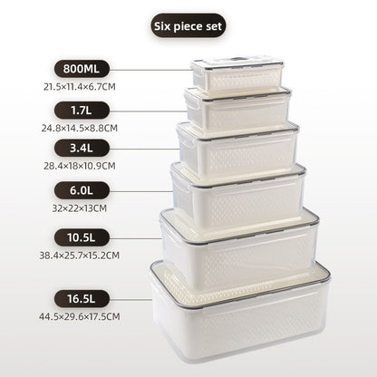 Portable Double Layer Picnic Food Storage Container