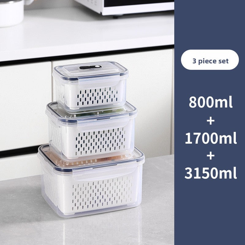 Portable Double Layer Picnic Food Storage Container