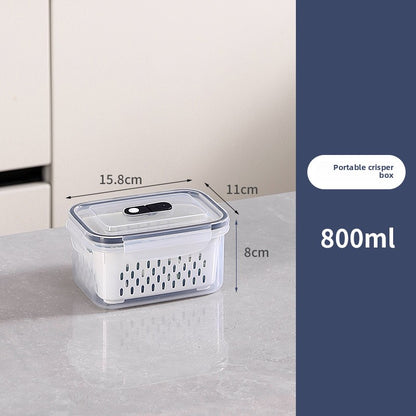 Portable Double Layer Picnic Food Storage Container