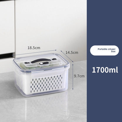 Portable Double Layer Picnic Food Storage Container