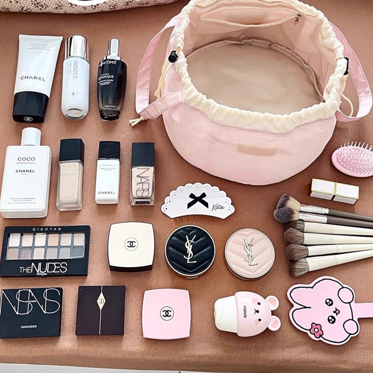 Portable Drawstring Cosmetics Storage Bag