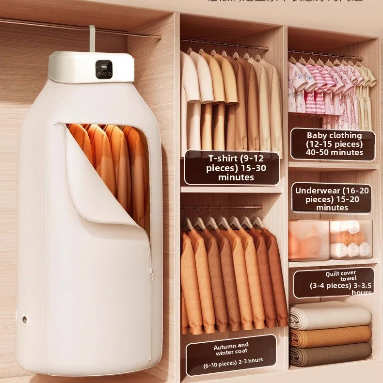 Portable dryer for household use, small size