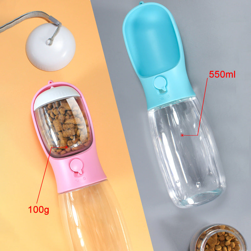 Portable Dual Function Pet Water and Food Cup
