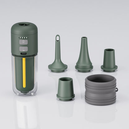 Portable Dual-Purpose Inflatable Pump with LED Light
