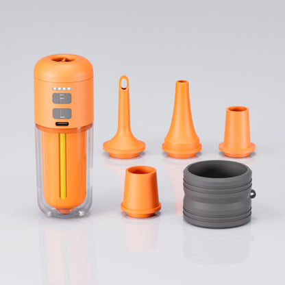 Portable Dual-Purpose Inflatable Pump with LED Light