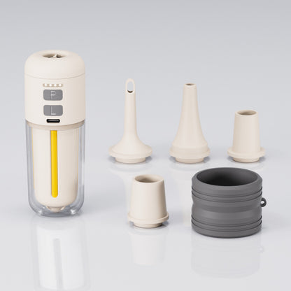 Portable Dual-Purpose Inflatable Pump with LED Light