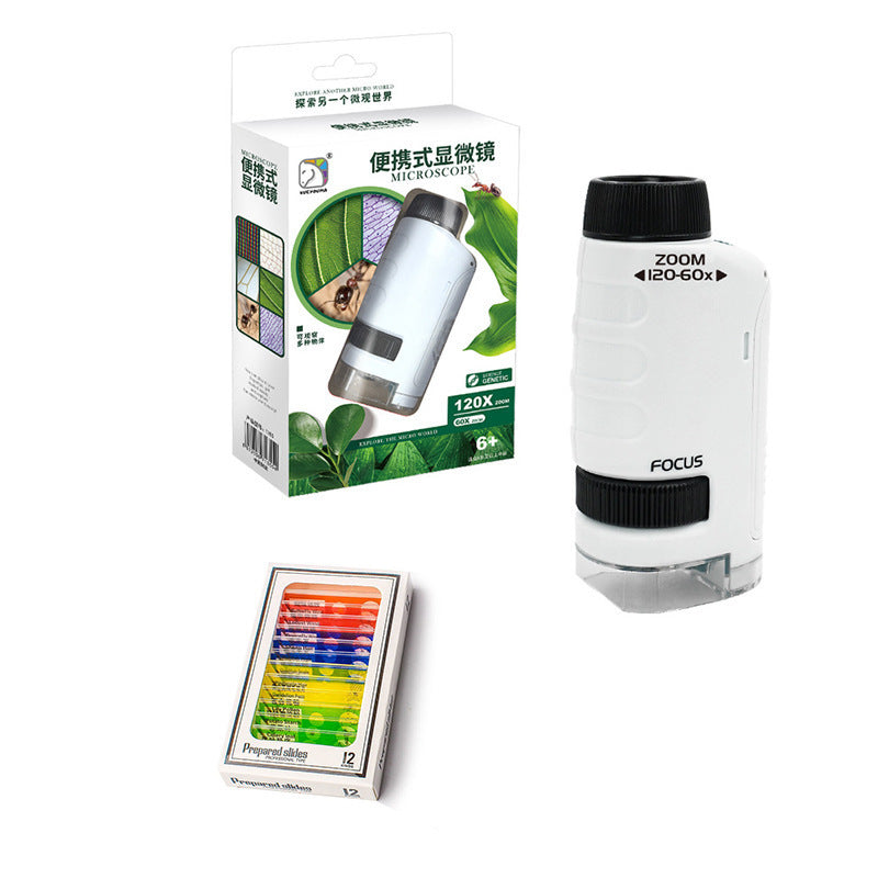 Portable Educational Microscope Kit for Science Exploration
