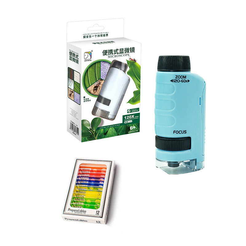 Portable Educational Microscope Kit for Science Exploration