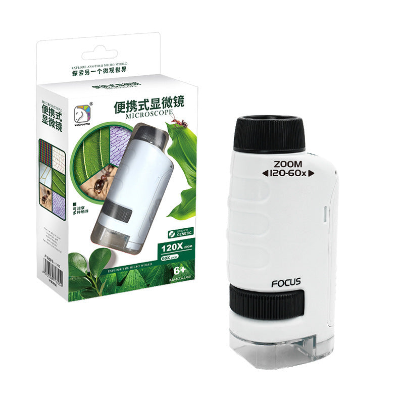 Portable Educational Microscope Kit for Science Exploration