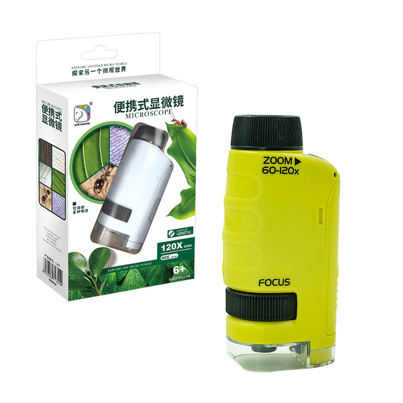 Portable Educational Microscope Kit for Science Exploration
