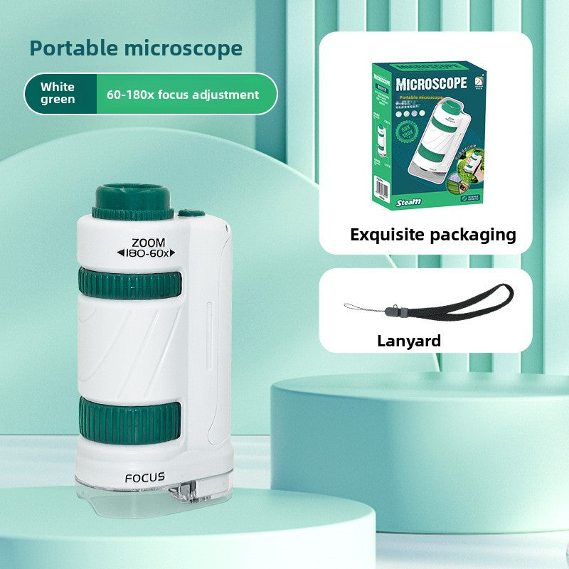 Portable Educational Microscope Kit for Science Exploration