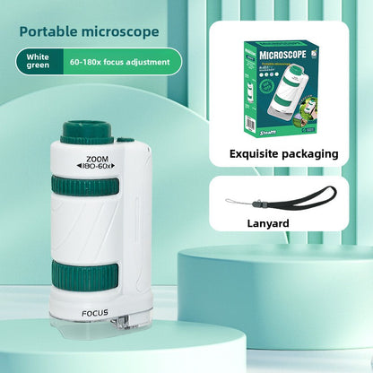 Portable Educational Microscope Kit for Science Exploration