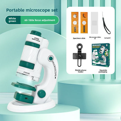 Portable Educational Microscope Kit for Science Exploration