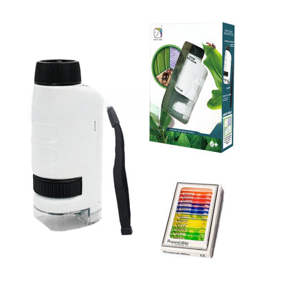 Portable Educational Microscope Kit for Science Exploration