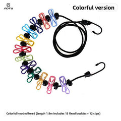 Simple black model no buckle 12 clips