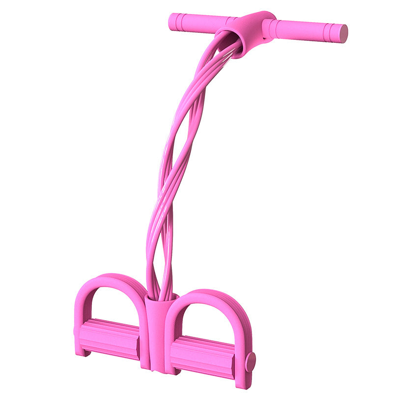 Portable Elastic Resistance Band for Home Fitness and Yoga