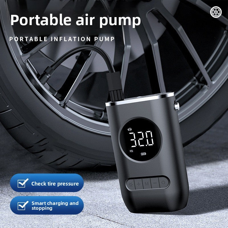Portable Electric Air Pump with Digital Display
