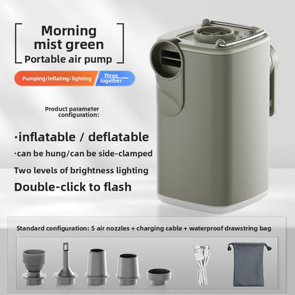 Portable Electric Air Pump with Light
