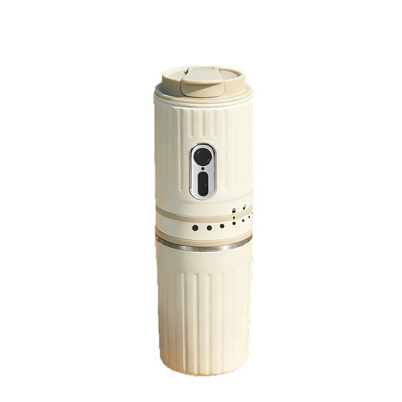 Portable Electric Coffee Grinder with Travel Cup