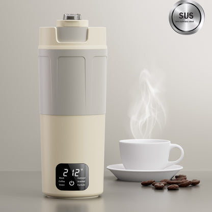 Portable Electric Heating Water Cup with Temperature Control