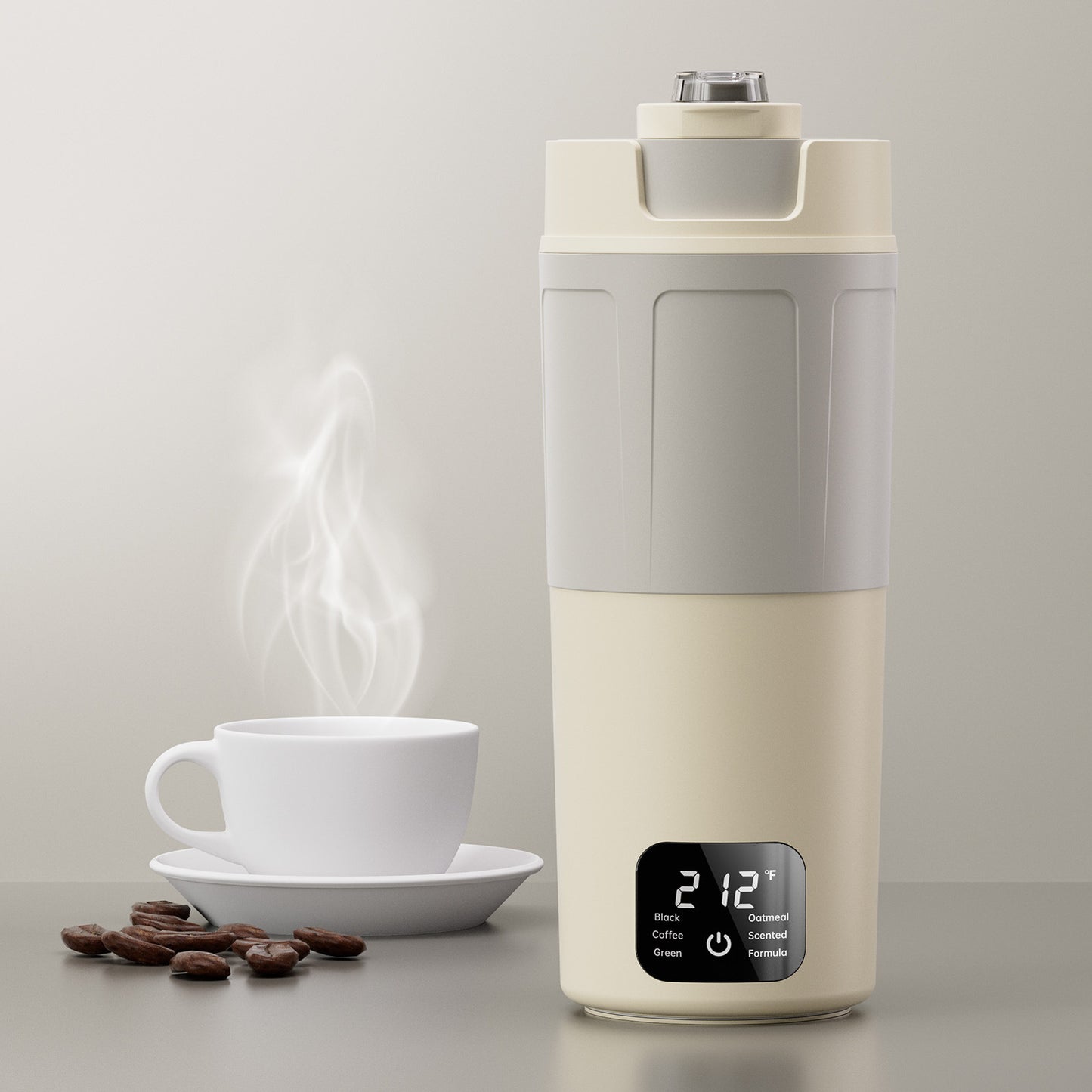 Portable Electric Heating Water Cup with Temperature Control