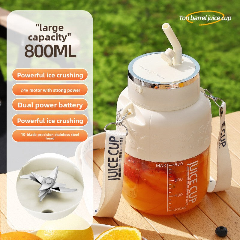 Portable Electric Juicer Cup with 800ml Capacity