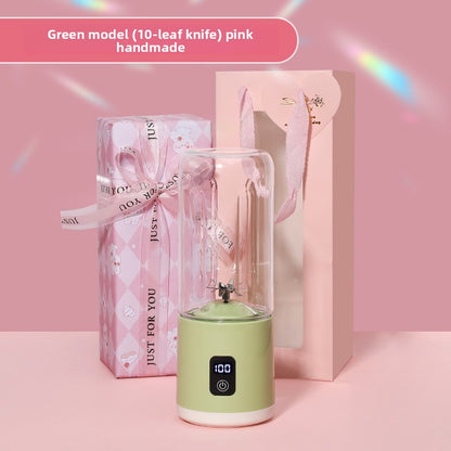Portable Electric Juicer Cup with Ice Crushing Function