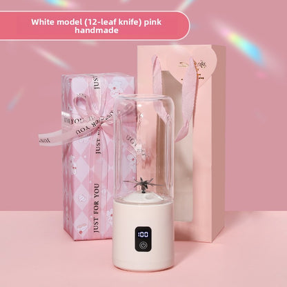 Portable Electric Juicer Cup with Ice Crushing Function
