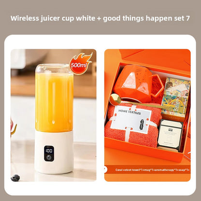 Portable Electric Juicer Cup with Ice Crushing Function