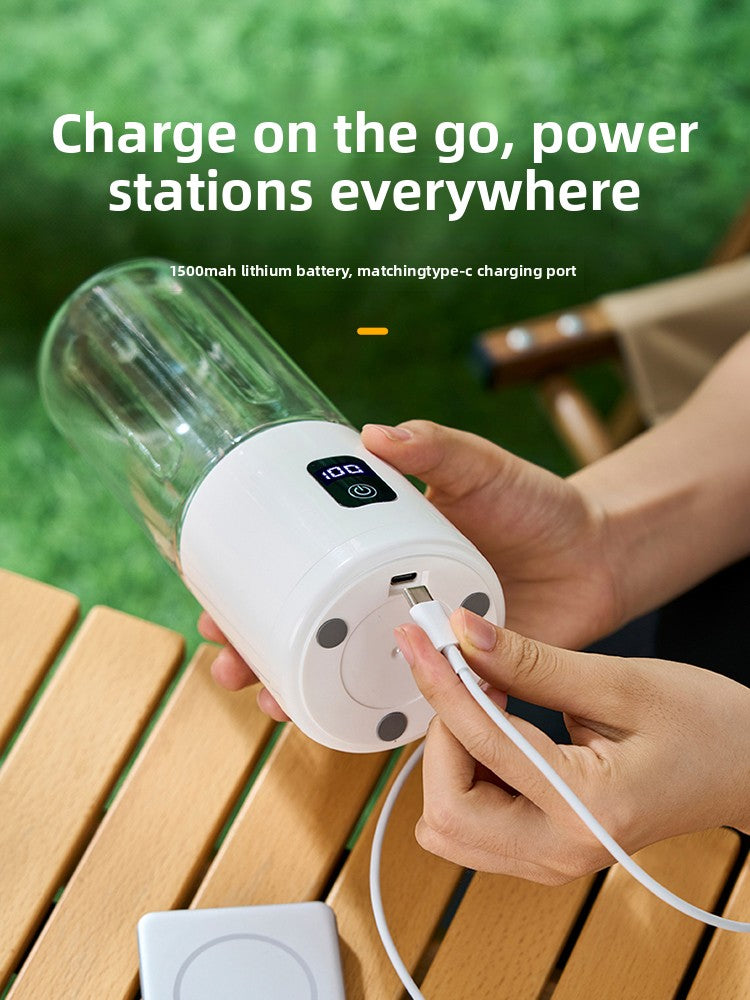 Portable Electric Juicer Cup with Ice Crushing Function
