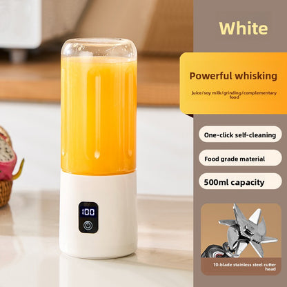 Portable Electric Juicer Cup with Ice Crushing Function