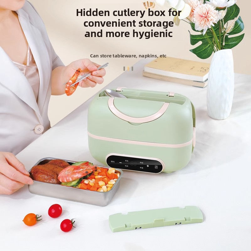 Portable Electric Lunch Box Cooking Steaming Insulation