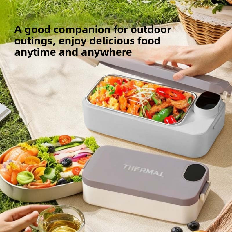 Portable Electric Lunch Box with Digital Display