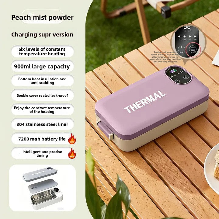 Portable Electric Lunch Box with Digital Display